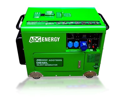 Дизельная электростанция ADG-ENERGY ADG7500Q в кожухе с АВР 5,5 кВт В кожухе 5