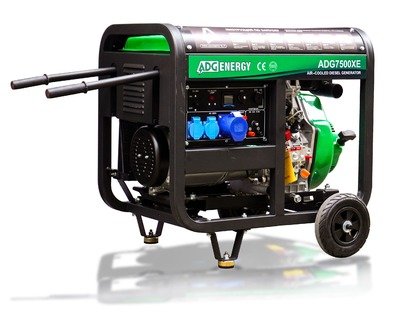 Дизельная электростанция ADG-ENERGY ADG7500XE с АВР 5,5 кВт Открытый вариант исполнения 3